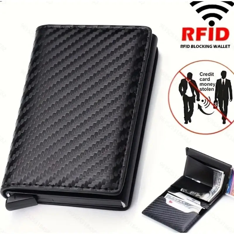 Billetera antirrobo con bloqueo RFID - Black