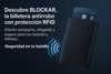 cre4 un4 imgen rect4ngul4r que teng4 lución  este texto: Descubre BLOCKAR, la billetera antirrobo con protección RFID. Diseño compacto, elegante y seguro para tus tarjetas y billetes. ¡Seguridad en tu bolsillo!