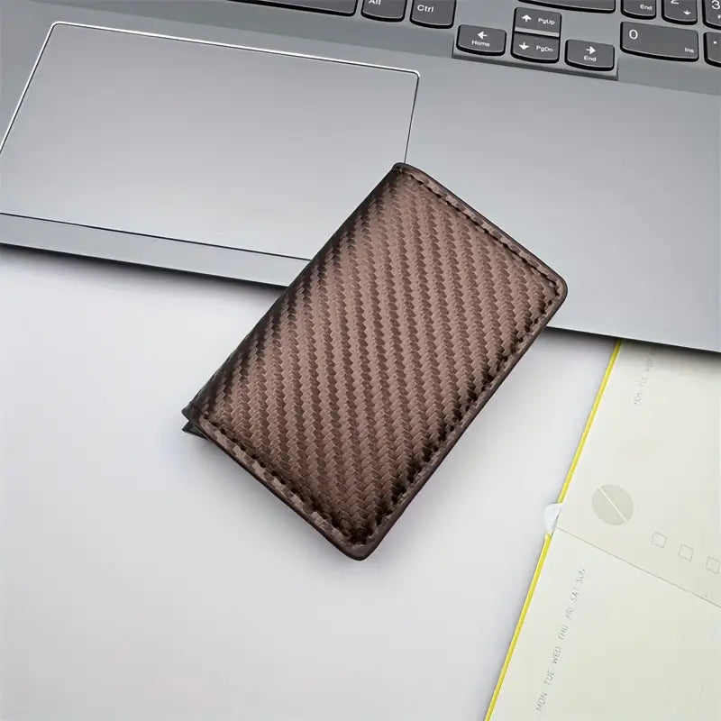 Billetera antirrobo con bloqueo RFID - Brown